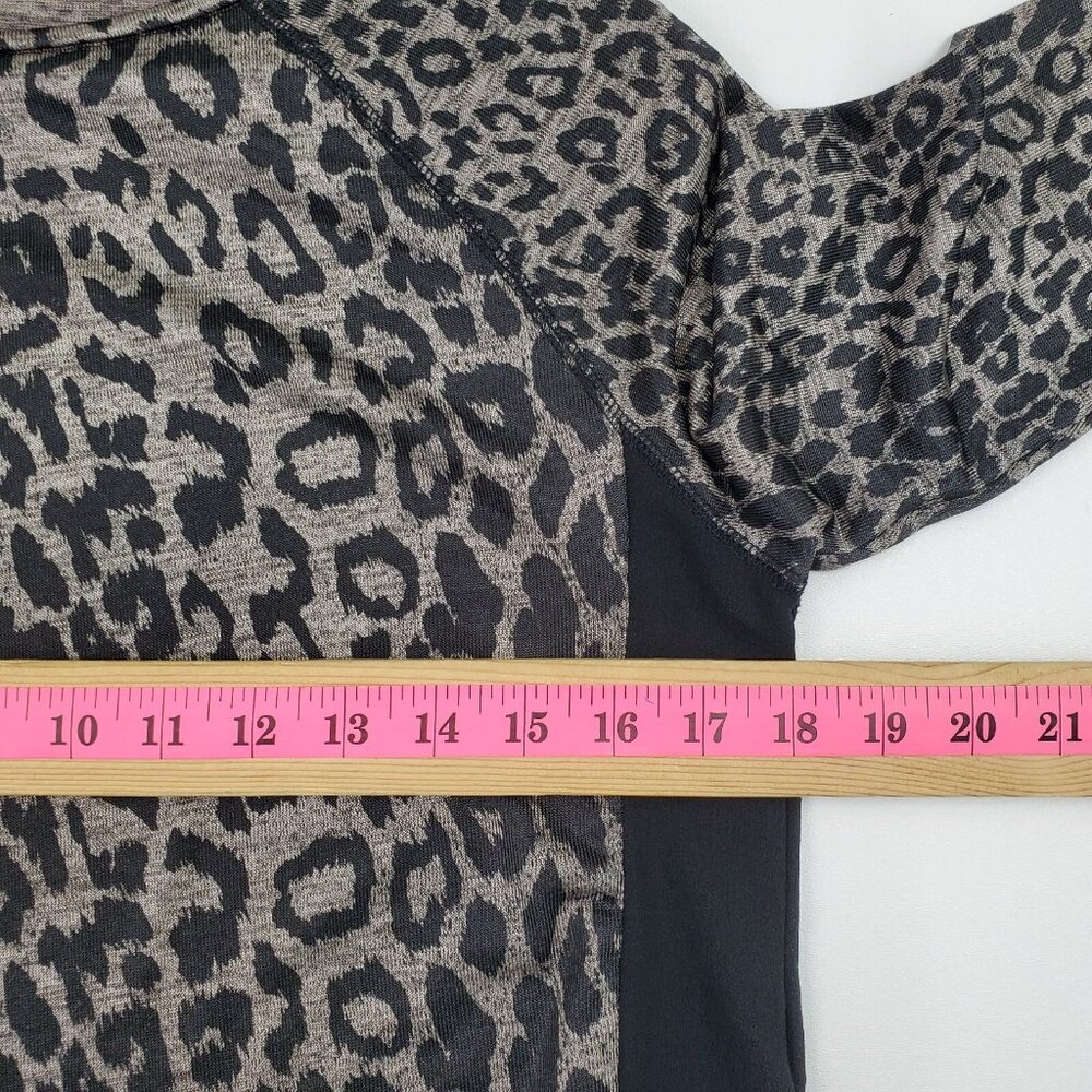 ZARA Leopard Print Long Sleeve Knit Top Pullover Animal Print Shirt‎ Size S - Picture 13 of 14